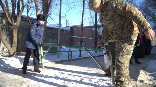 Бетонные блоки убрали со дворов Павлодара