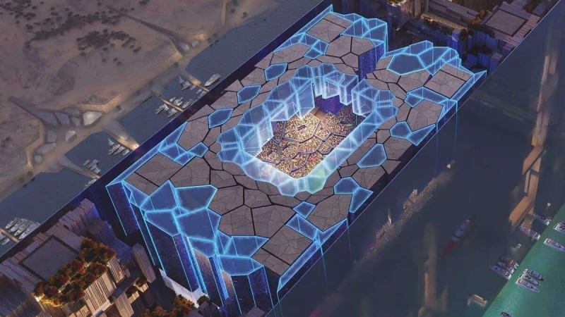 Появились подробности о первой секции «Зеркальной линии» с пристанью