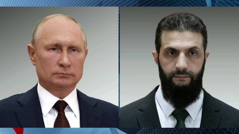 Путин провел первый разговор с президентом переходного периода Сирии Ахмедом аль-Шараа