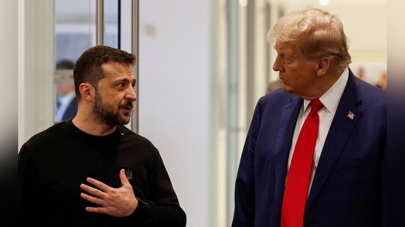 Зеленский ответил Трампу: Если кто-то хочет меня поменять прямо сейчас, то прямо сейчас никак не получится