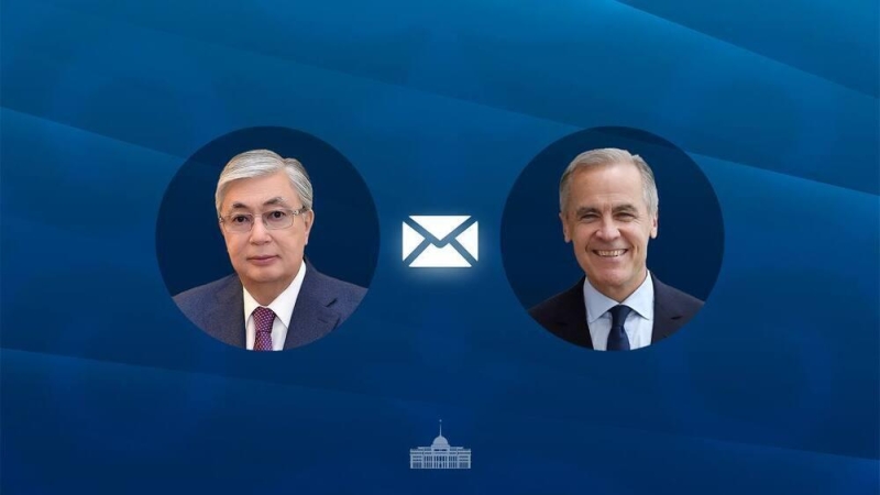 Токаев поздравил премьер-министра Канады