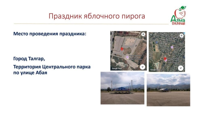 В Алматинской области пройдет праздник яблочного пирога
  
