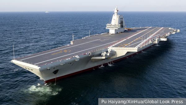 В США ревнуют к мощи нового китайского авианосца