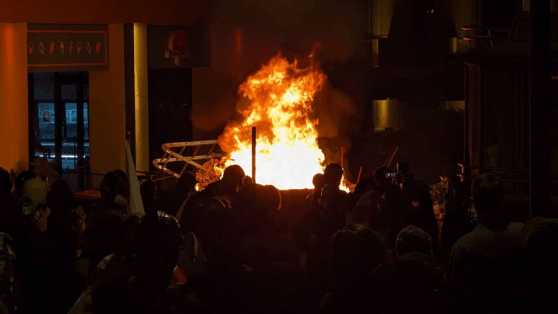 В Тбилиси начались масштабные протесты