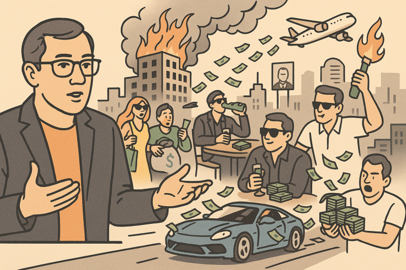 Казахстан жмёт на тормоза. Что будет, если людям просто дать много денег?