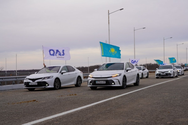 В ЗКО сдана в эксплуатацию первая двухуровневая автотранспортная развязка